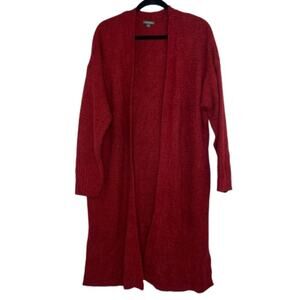 Wild Fable red knit long open cardigan women's size 1X